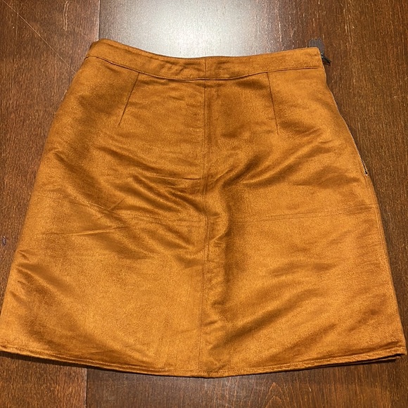 Suede Mini Skirt - Picture 2 of 4